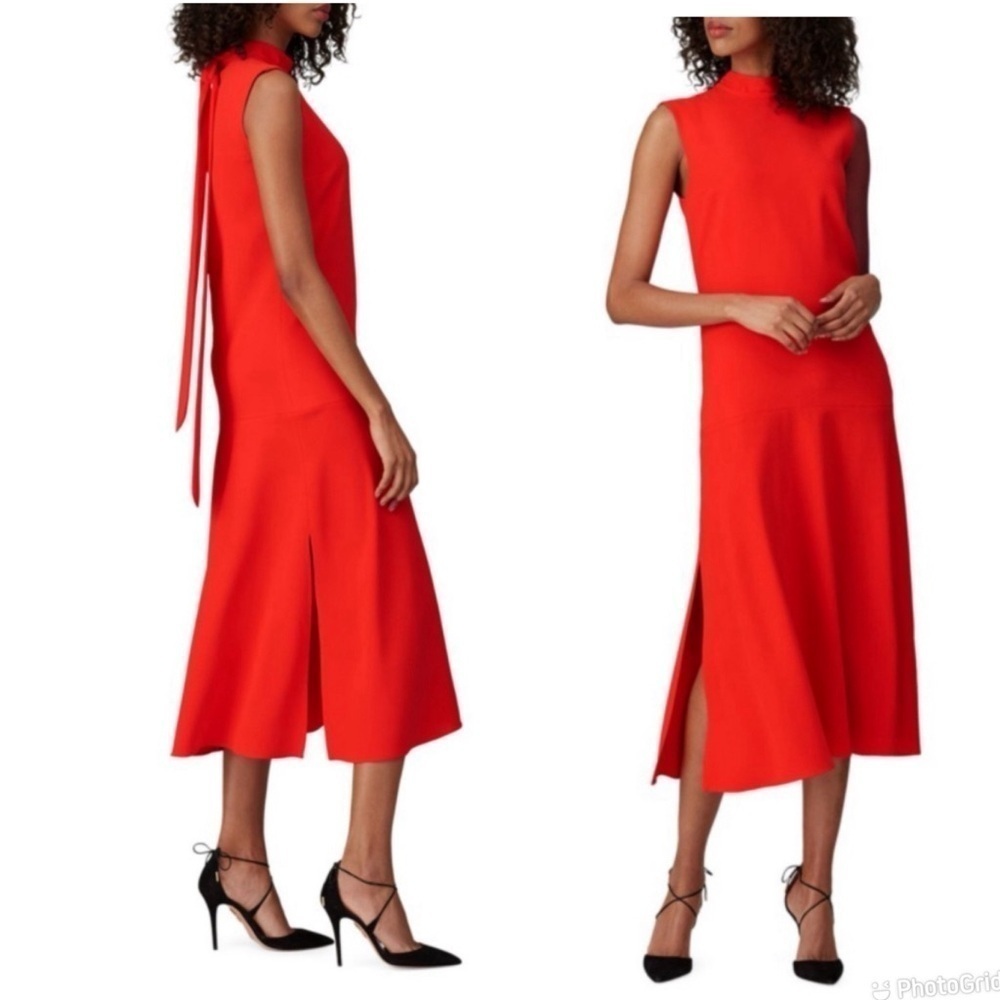 Victoria Beckham Turtleneck Long Dress